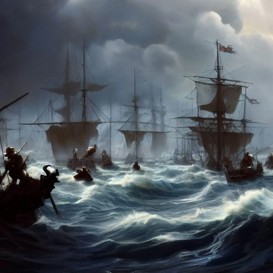 Bitwa morska ze Szwedami